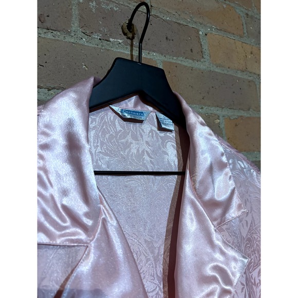 Pink Floral Silk Top - Picture 2 of 4